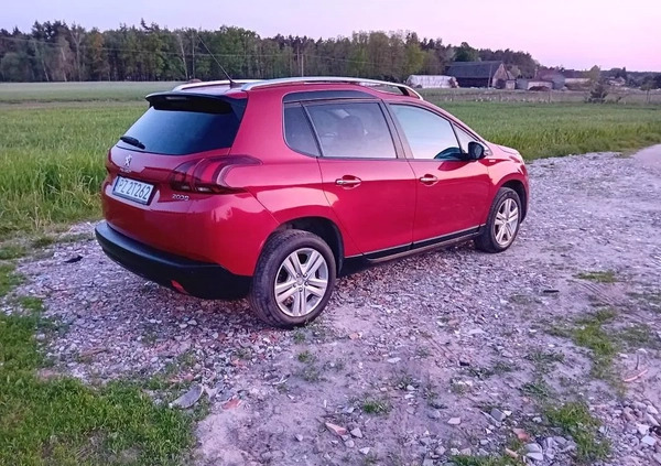 Peugeot 2008 cena 41500 przebieg: 108000, rok produkcji 2018 z Kórnik małe 92